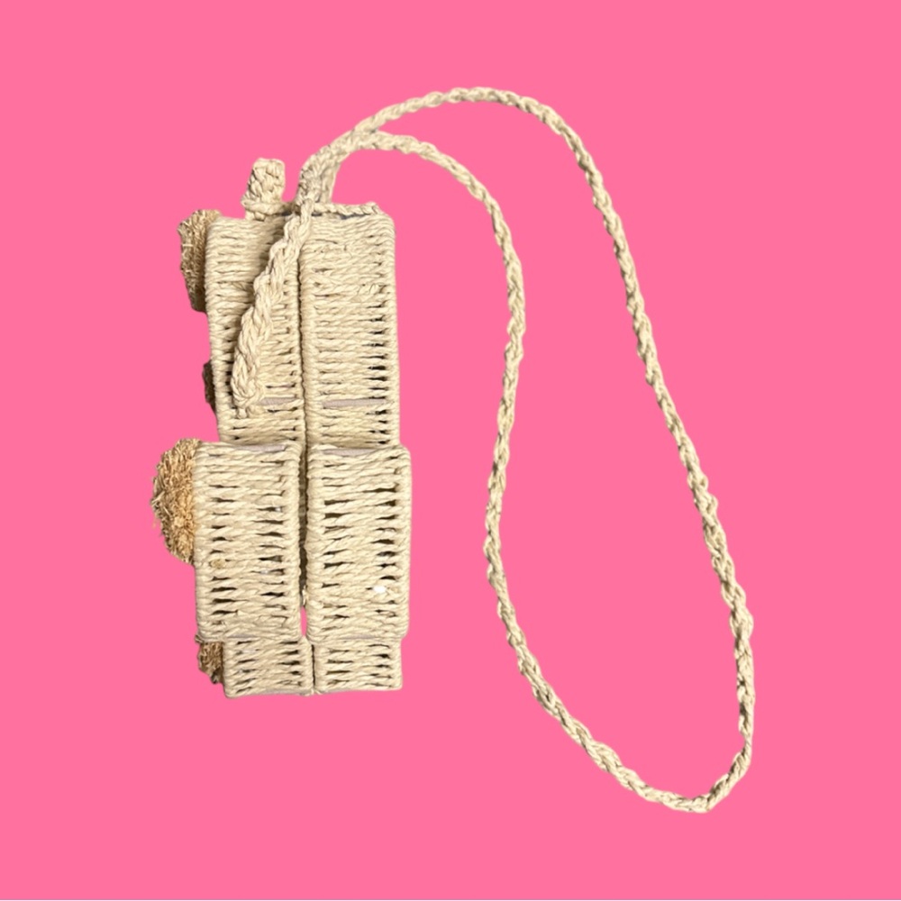 Boho Cactus Pom crossbody bag - Picture 3 of 6